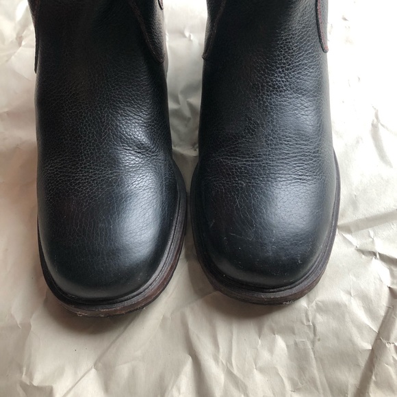 Like new Cole Haan leather lug sole riding boots size 7 - Picture 6 of 10